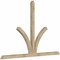Ekena Millwork Richland Rough Sawn Timber Gable Bracket, Douglas Fir, 108"W x 72"H x 4"D x 4"F, 16/12 Pitch GBW108X72X0404RIC00RDF - alternate 5